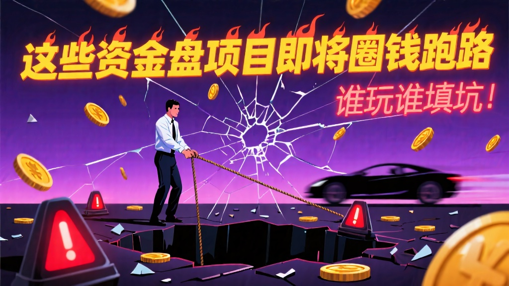这些资金盘项目即将圈钱跑路，谁玩谁填坑！