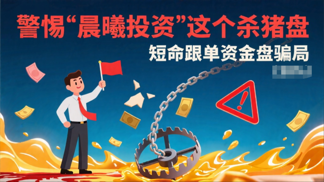 警惕"晨曦投资"这个杀猪盘，短命跟单资金盘骗局