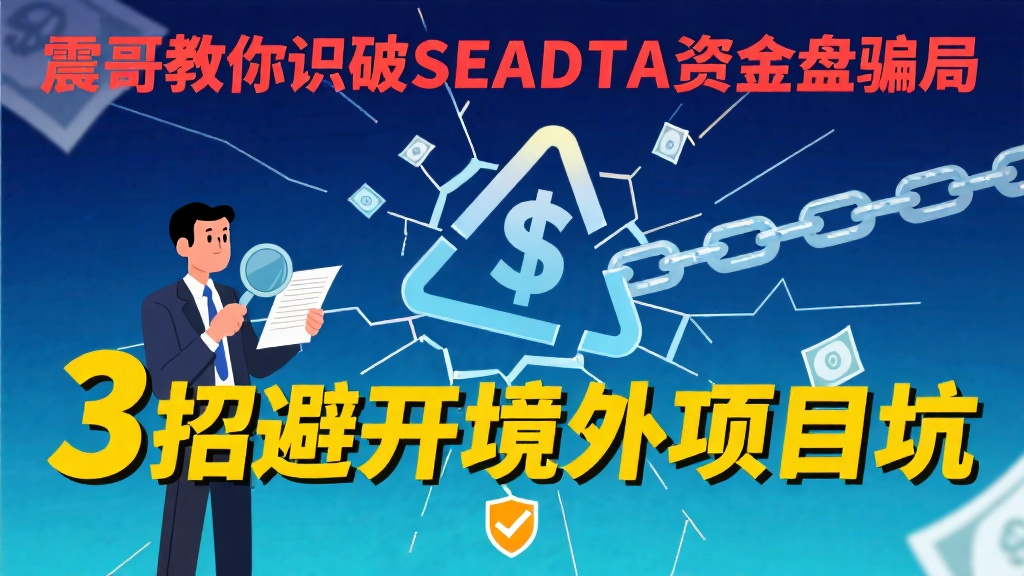 震哥教你识破SEADTA资金盘骗局：3招避开境外项目坑