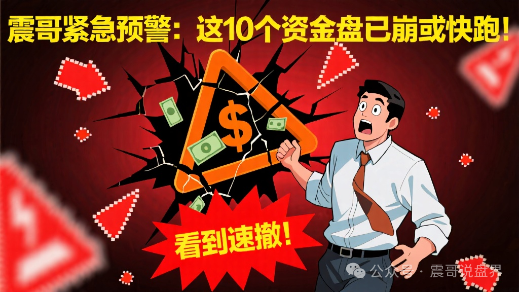 震哥紧急预警：这10个资金盘已崩或快跑！看到速撤！