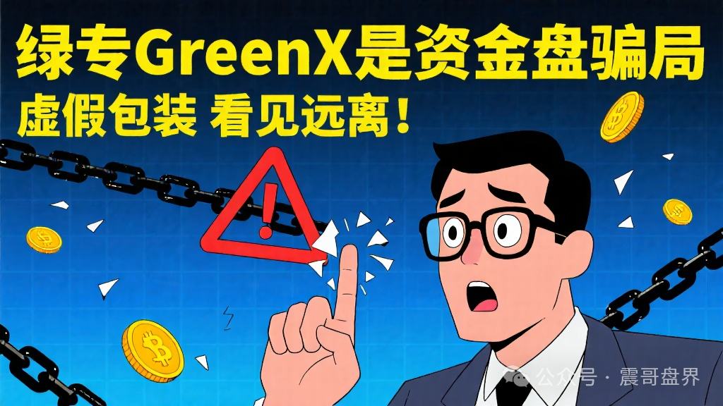 绿专GreenX是资金盘骗局，虚假包装，看见远离